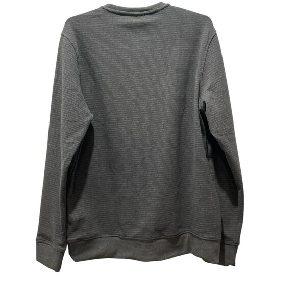 Men's Long sleeve Stretch Fleece Crew, Gerry, L, Gray, NWT - Picture 3 of 5